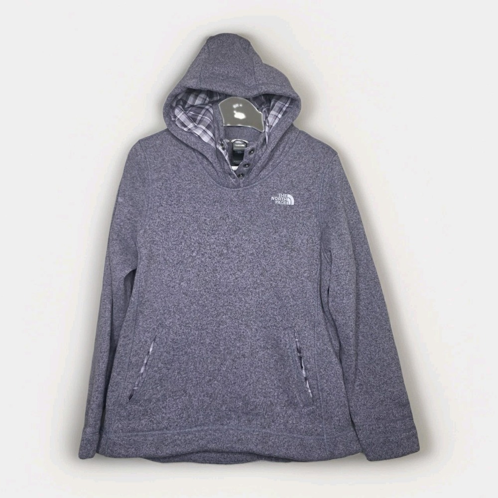 The North Face Crescent Sunset Fleece Hoodie Womens Size XLarge Purple